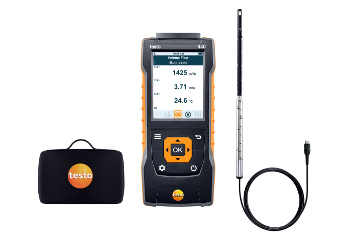 testo 440 熱線式風速計セット