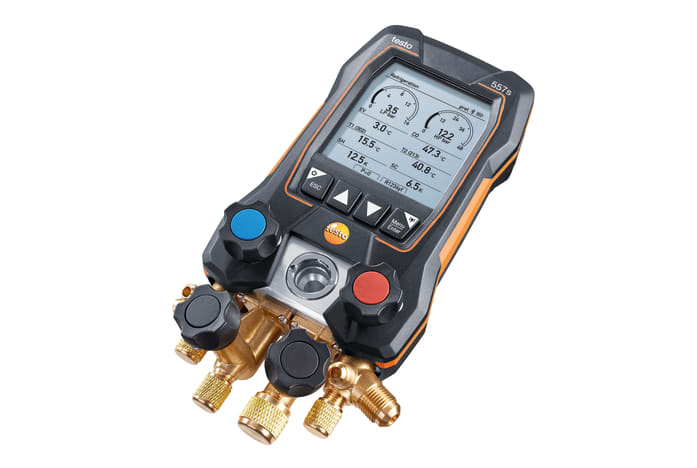 testo 557s – Smart digital manifold with Bluetooth and 4-way valve 