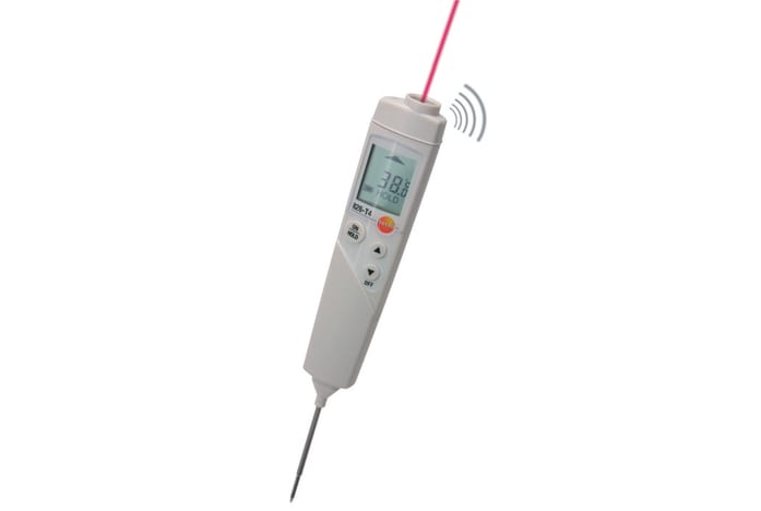 Testo 104IR Infrared and Penetration Food Probe, Laser, Tempcheck