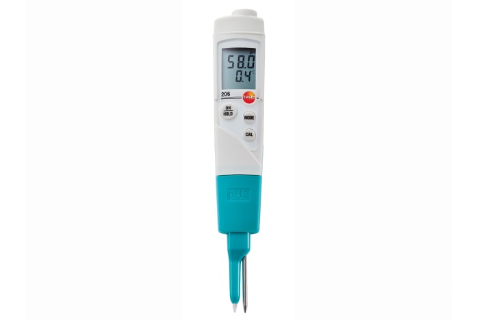 pH-/Temperatur-Messgerät Starter-Set testo 206-pH2
