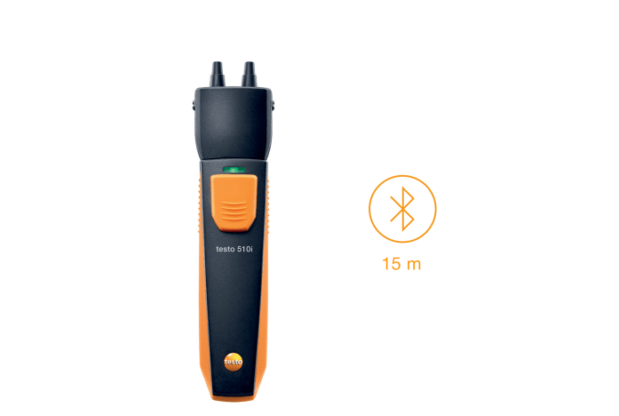 testo 510i differential pressure measuring instrument with