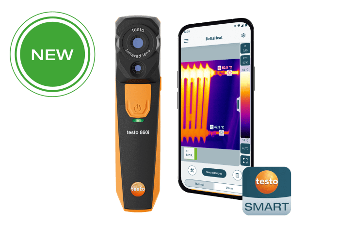 testo 860i Wireless thermal imager for smartphones - Main Image