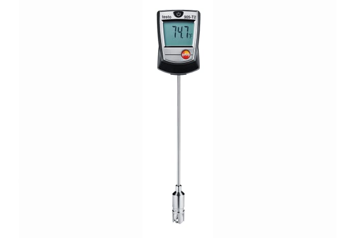 The digital thermometer used to measure surface air temperature.