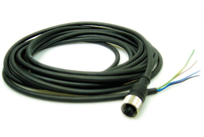 Connection cable for compressed air meter