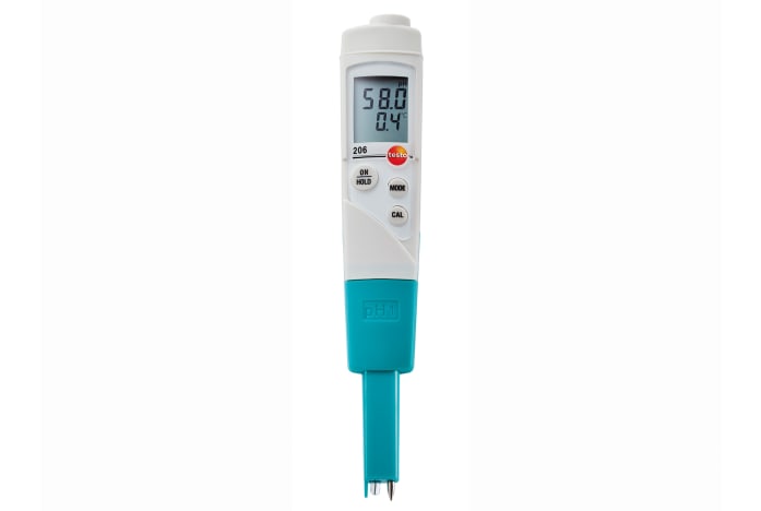 Starter Set pH-/Temperatur-Messgerät testo 206-pH1