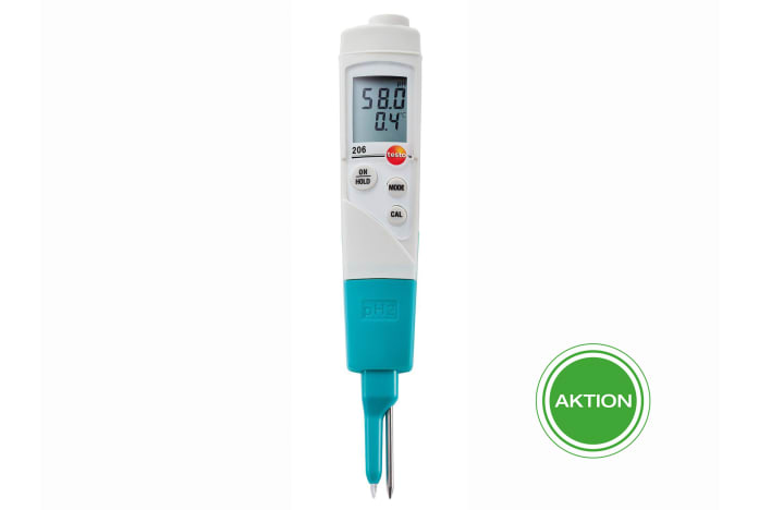 pH-/Temperatur-Messgerät testo 206-pH1