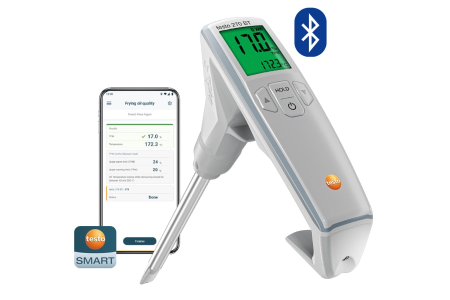 testo 食品用ｐＨ計  ( 新品 / 未使用　) testo 206-1 pH計 セット