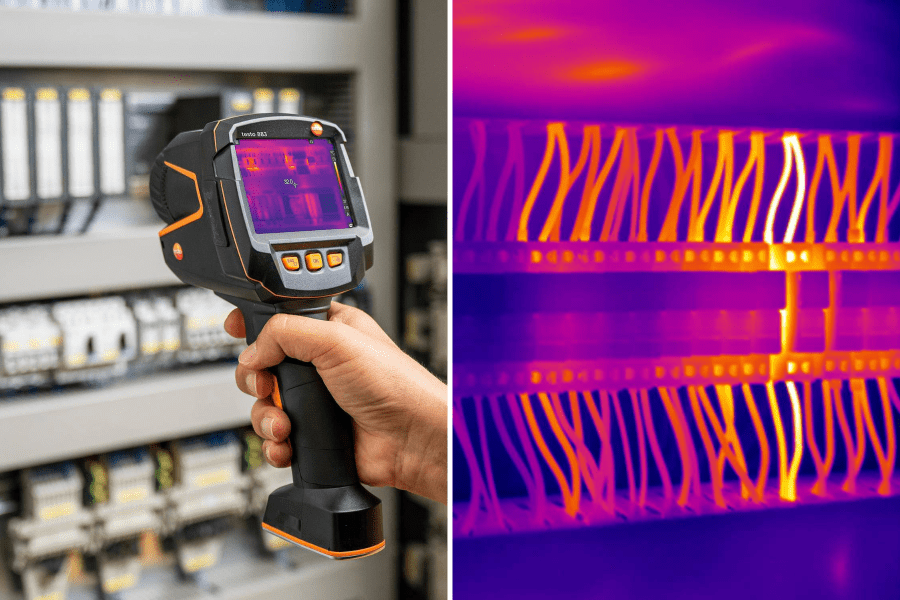 Manutenzione con le termocamere Testo