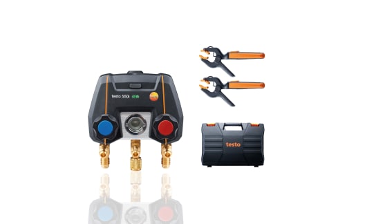 Testo 550 デジタルマニホールド Bluetooth デジタルマニホールド testo 550s セット