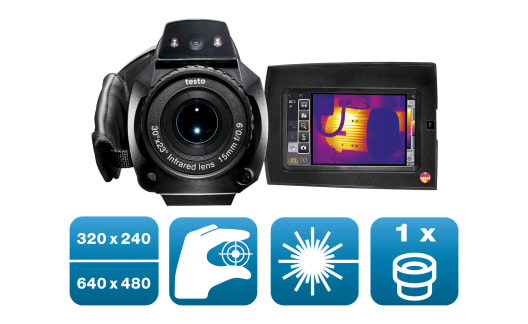 testo 885 – Thermal imager with one lens