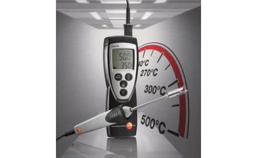 Testo 925 - Thermomètre Numérique Portable Avec Sonde Flexible Pour Surfaces Planes Et Irrégulières