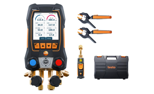 [M-TN 1471] SHARP BDレコーダー BD-S550 testo 558s - Digital manifold with 4-way valve block and intuitive