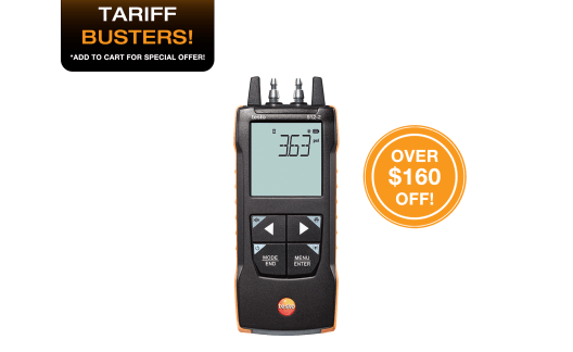 testo 512-2 – Digital differential pressure measuring