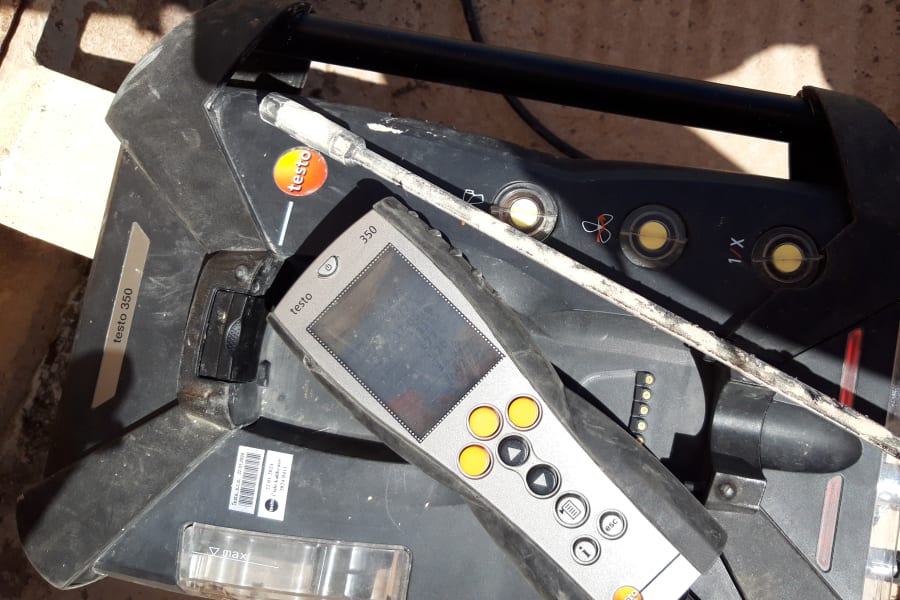 Das testo 350 im Einsatz