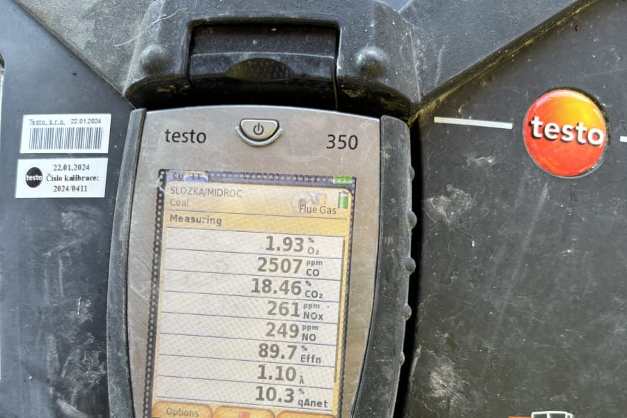 Das testo 350 im Einsatz