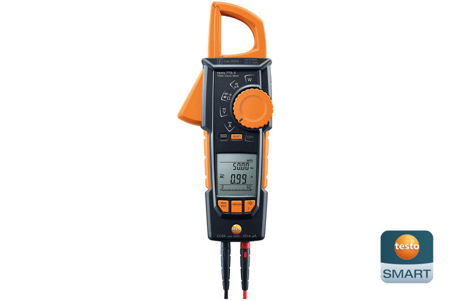 Clamp meter with Bluetooth®