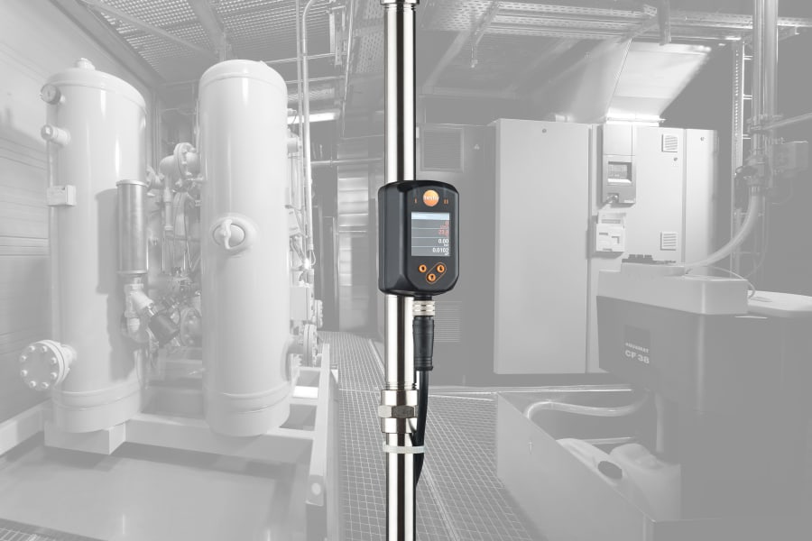 Measure compressed air consumption