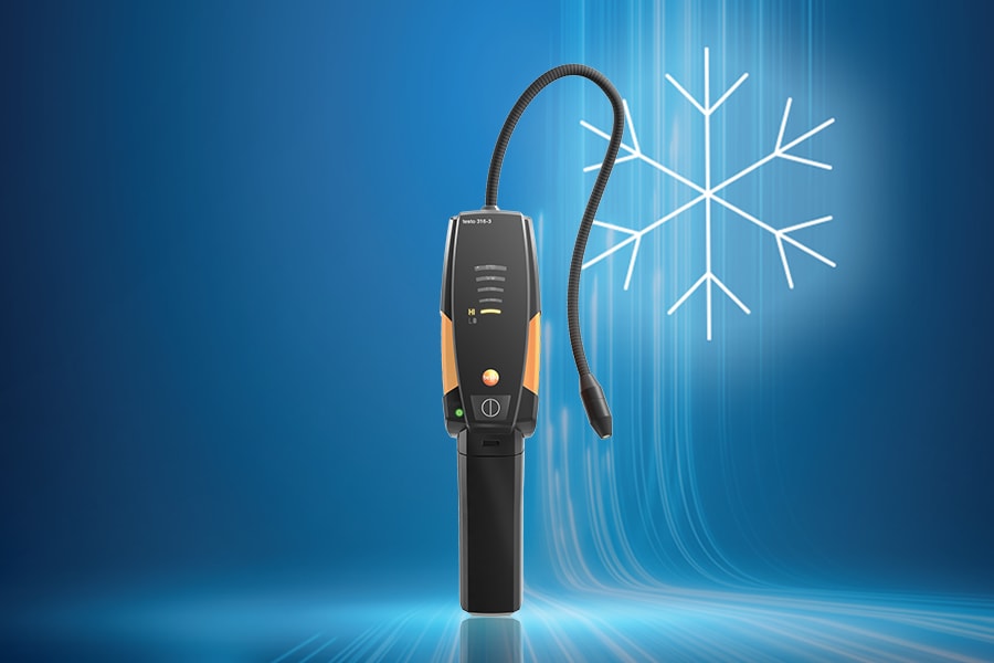 Detector de vazamento para refrigerante testo 316-3