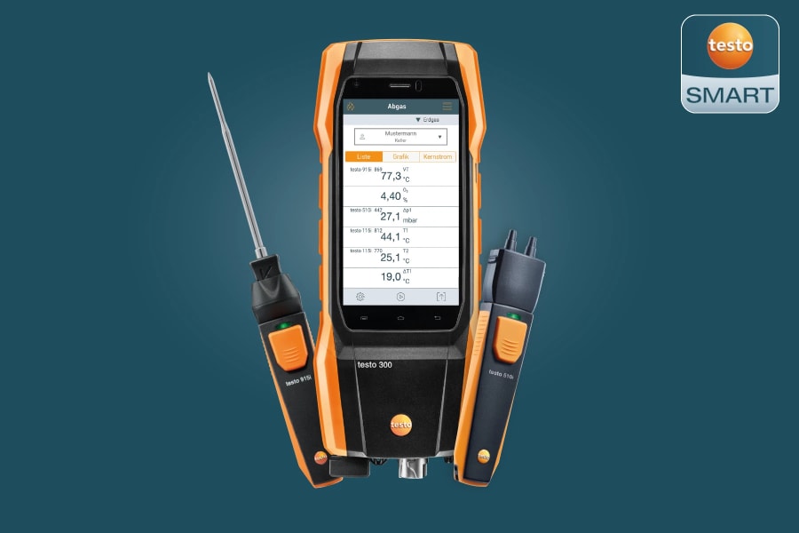 Analisador de gases de escape testo 300 NEXT LEVEL