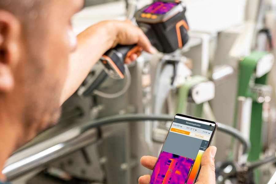 Aplicativo testo Thermography