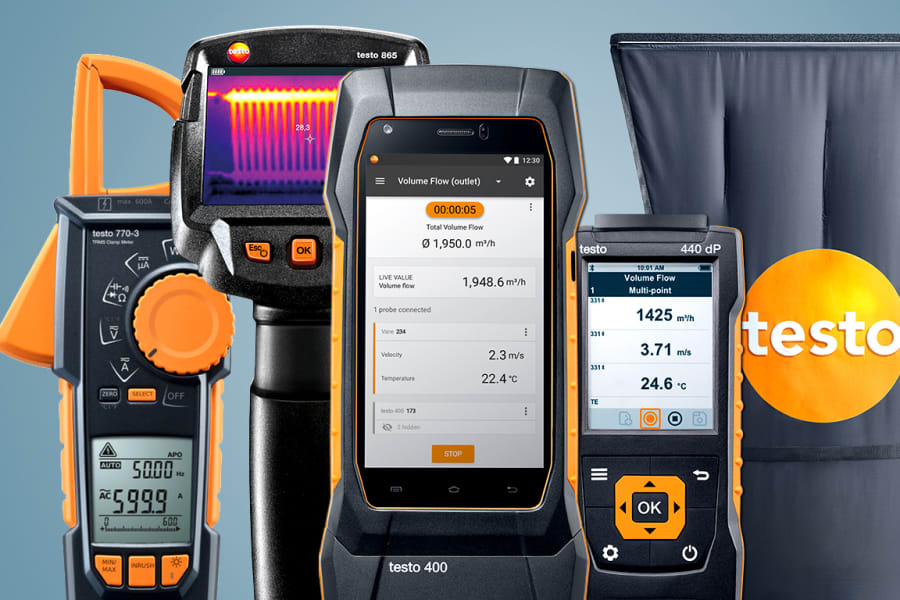 Testo measuring instruments for facility management