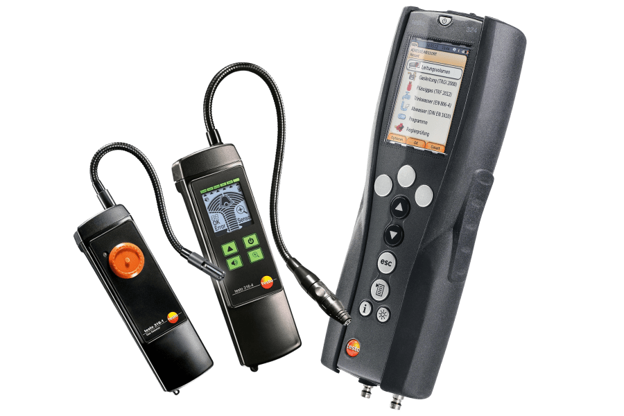 Testo leak detector measuring instruments