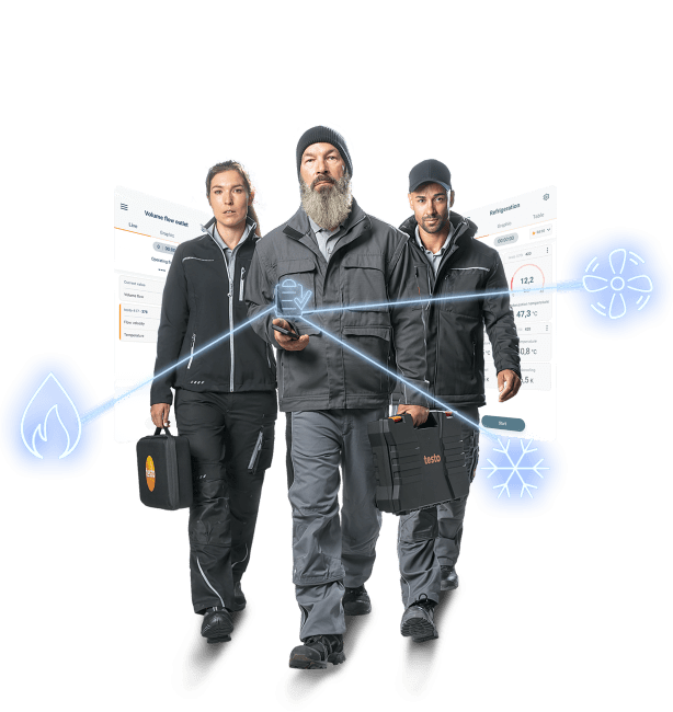 HVAC/R measuring technology