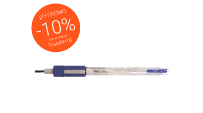 Electrodo universal de plástico, para pH, sin sensor de temperatura. En promoción.
