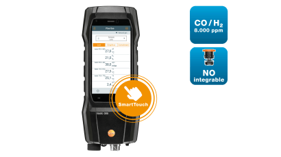Nuevo analizador de combustión testo 300