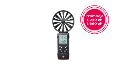 testo 417 - anemometr wiatraczkowy 