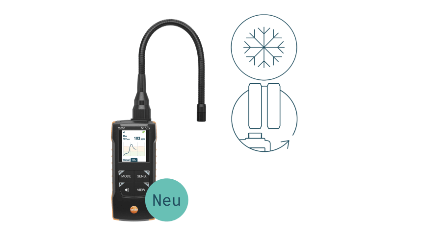 testo 515 Ex - Kombi-Leckagedetektor – Kälte