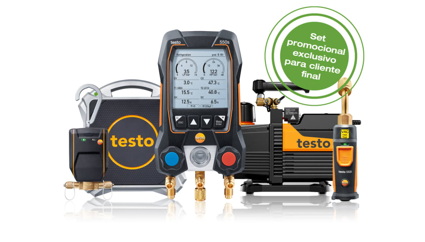 Set Basic para instaladores AC/Bomba de calor y frigoristas