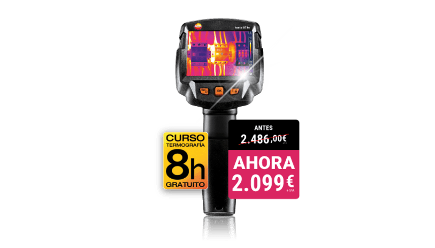 Cámara termográfica testo 871s en promoción