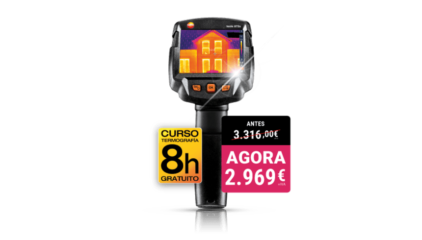 C&acirc;mara termogr&aacute;fica testo 872s em promo&ccedil;&atilde;o