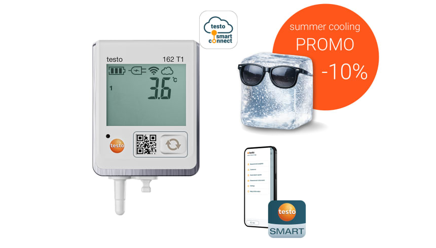 Data logger WiFi testo 162 T1 en promoci&oacute;n