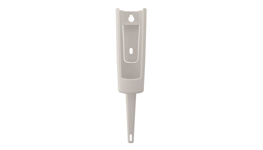 Holding clip with probe protection cap