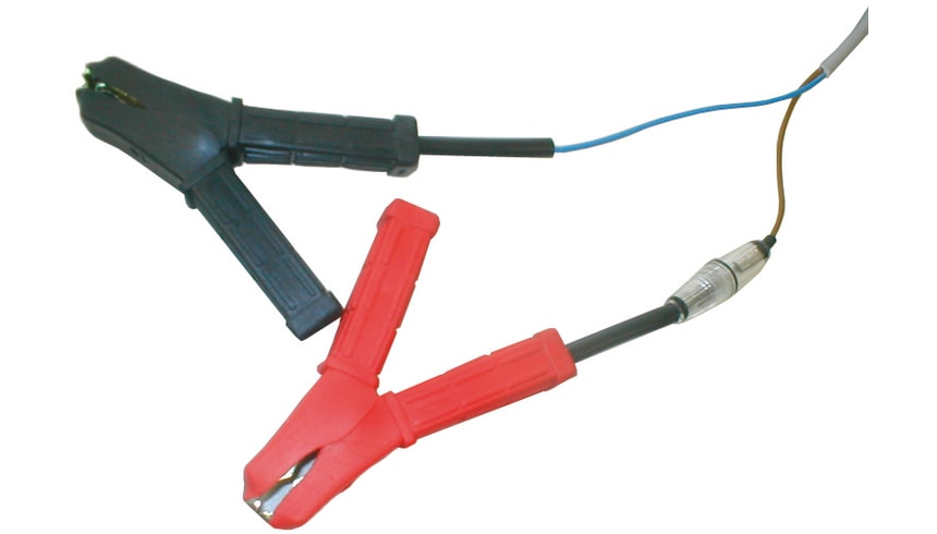 C&acirc;ble avec pinces batterie et adaptateur