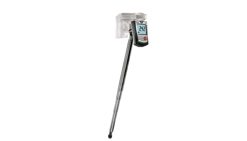 Anemómetro térmico testo 405 con pantalla giratoria