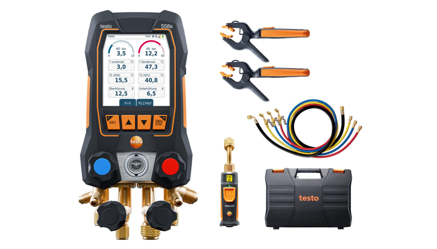 testo 558s Smart Vakuum Set mit F&uuml;llschl&auml;uchen