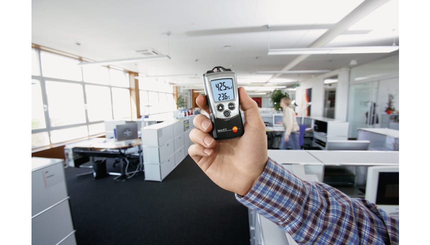 testo 610  vocht- en temperatuurmeter