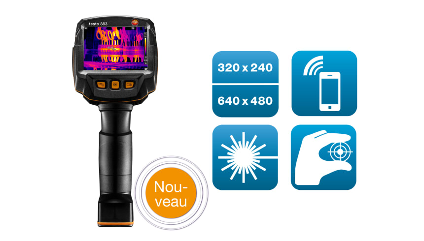 testo 883 caméra thermique