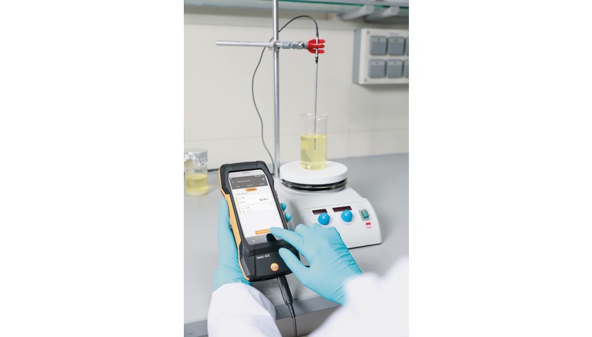 Aplicaci&oacute;n sonda de laboratorio con recubrimiento de vidrio (digital)