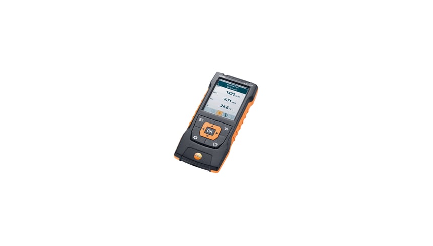 testo 440 dP Air velocity and IAQ measuring instrument including differential pressure sensor