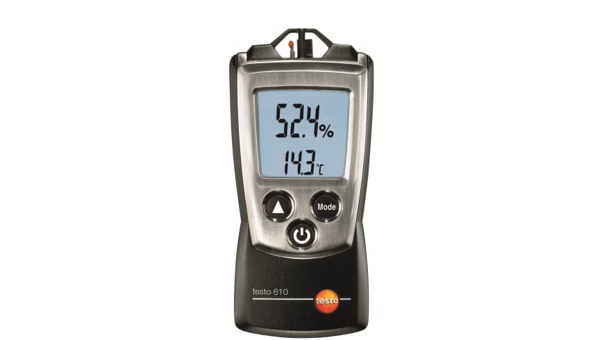 testo 610  vocht- en temperatuurmeter