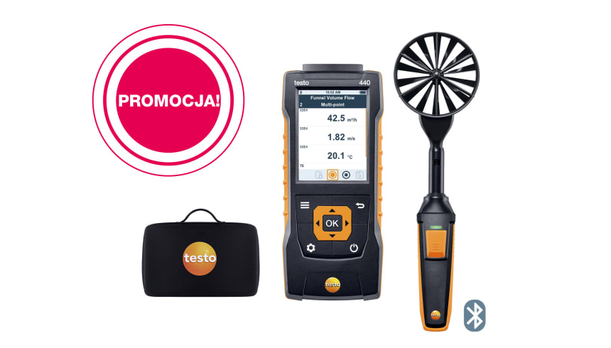 testo 440 100 mm Vane Kit with Bluetooth®