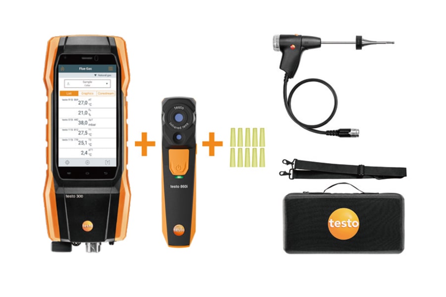 testo 300 NEXT LEVEL O2/CO set + testo 860i