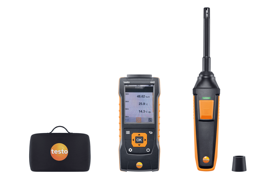 testo 440 - 高精度温湿度蓝牙连接套装