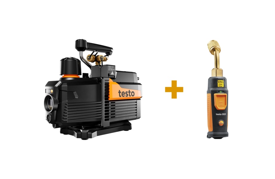 Set bomba testo 565i y vacu&oacute;metro por Bluetooth testo 552i