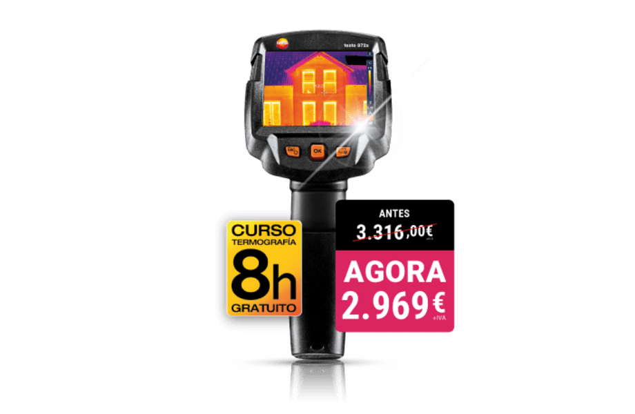 C&acirc;mara termogr&aacute;fica testo 872s em promo&ccedil;&atilde;o