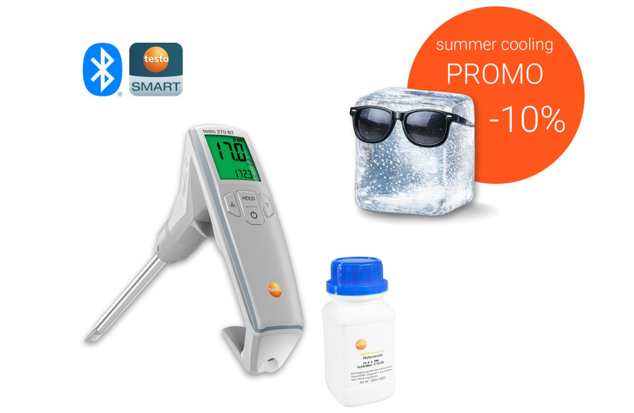 Medidor de la calidad de aceite testo 270 BT en promoci&oacute;n